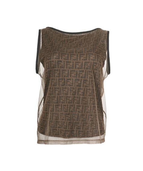 fendi womens top|genuine fendi tank top.